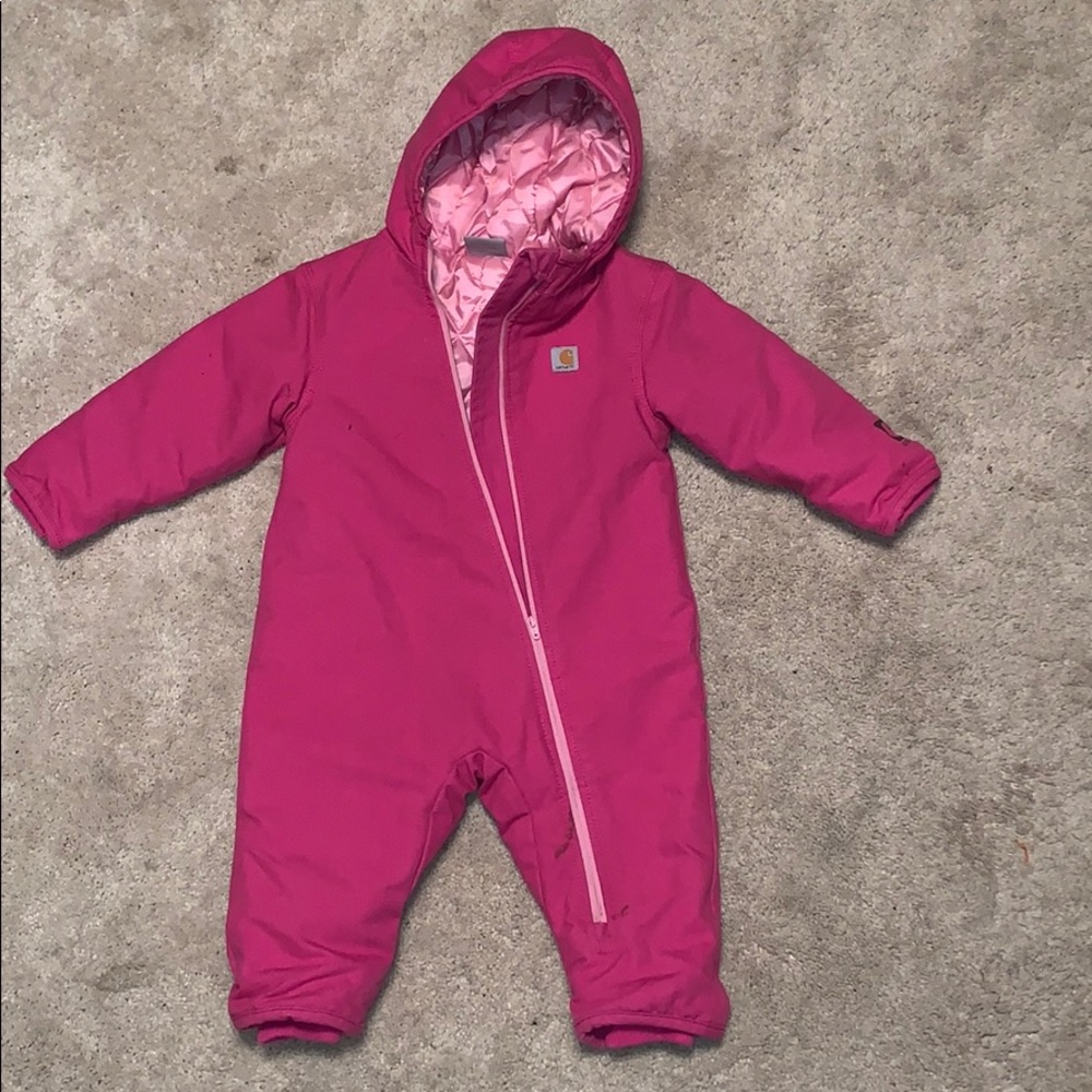 Carhartt snowsuit; size 12 month